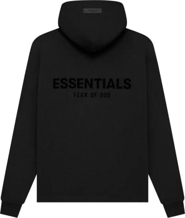 black essentials hoodie